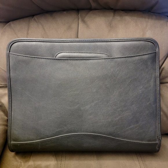 Leeds Mickey Mouse Black Carry Binder Briefcase School Work Retractable Handle - Picture 4 of 13